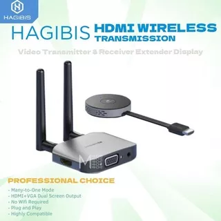 HAGIBIS HDMI Wireless Transmission Video Transmitter&Receiver Display