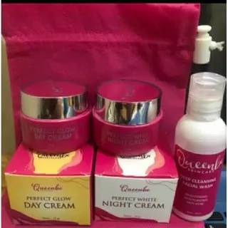 Paket Qweena Queenbe cream normal original