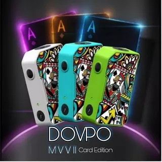 MOD DOVPO MVV 2 CARD EDITION V2 - DOVPOO Kartu MVV II BOX MOD by VapePackers x Gerobak Vapor - Authentic - Not Panda