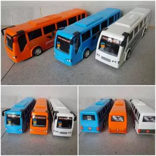 Mainan Mobil Busway Transjakarta - Mainan Mobil Bus Transjakarta