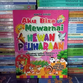 Buku Anak Aku Bisa Mewarnai Hewan Peliharaan Full Color Bintang Junior