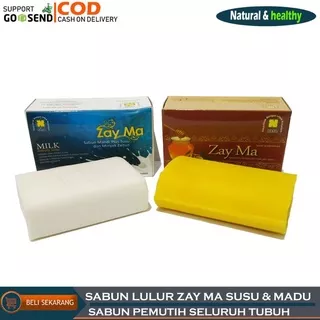 Sabun Pencerah Kulit Sabun Pemutih Badan Zayma Susu Nasa  Zayma Madu Nasa Milk Beauty Soap