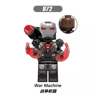 Mainan Anak Action Figure Bricks Iron Man War Machine XH872 Minifigure Ironman Marvel Avengers Robot