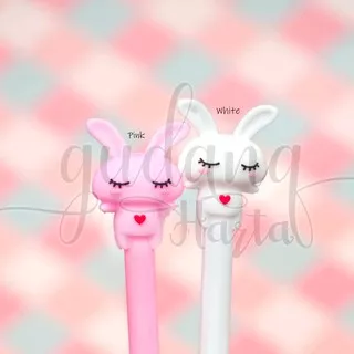 Pulpen Gel Kelinci Rabbit Pena Lucu Bolpen Ballpoint Unik GH 307180