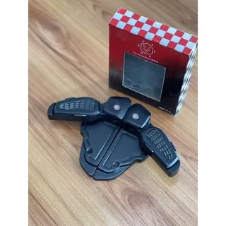 Footstep Vkustom Vespa Sprint Primavera Full Black Footstep Vespa Sprint Footstep Vespa Primavera Pijakan kaki vespa sprint primavera