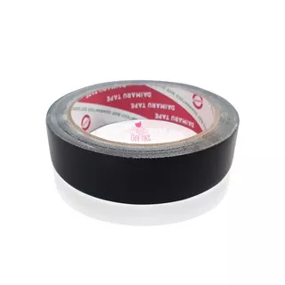 Daimaru Lakban Kain Hitam 1 Inchi / Cloth Tape 24mm Clothtape