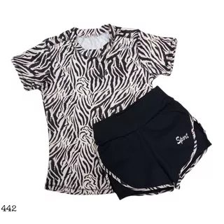 setelan senam wanita/setelan baju senam wanita /setelan senam aerobic/setelan baju senam aerobic wanita /set baju /setelan /pakaian hotpants olahraga wanita / stelan baju olahraga wanita