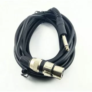 KABEL MIC 5M HITAM/ KABEL MIC TRANSPARAN 5M/ KABEL AUDIO/ KABEL MIC AWET KUALITAS BAGUS/ KABEL MIC MURAH