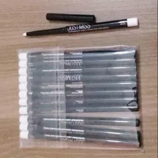 Just mist waterproof long lasting eyeliner pencil putar warna PUTIH