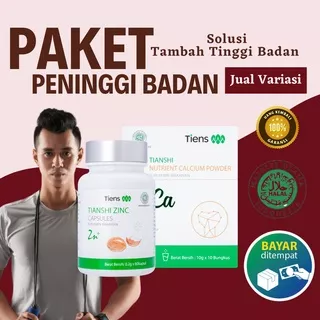 Kalsium Peninggi Badan Susu Kalsium dan Zinc Tiens Terlaris Penambah Tinggi Badan