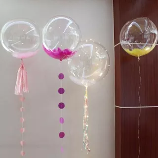 Balon PVC Jumbo Transparan 24 inch