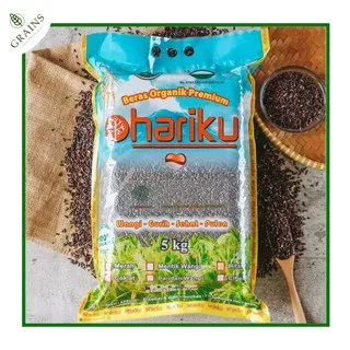 Beras Hitam Organik Premuim Hariku 5kg