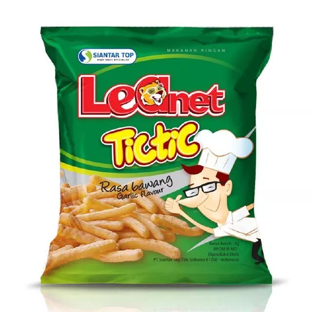 SIANTAR TOP Leanet Tic Tic Bawang 6 g x 10