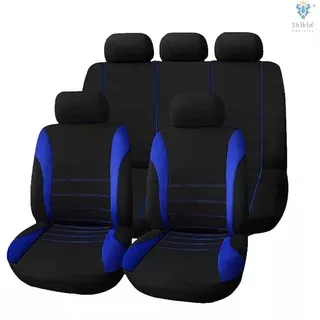 9pcs Universal Car Seat Cover Cloth Art Auto Interior Decoration Protect Covers for Four Seasons