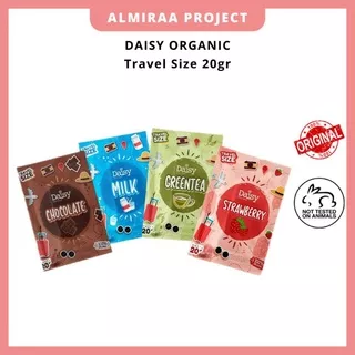 [Free Gift] Daisy Organic Face Mask Travel Size 20gr Greentea | Strawberry | Milk | Chocolate