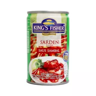 King`s Fisher Sarden Mini Saus Sambal Makanan Kaleng 155 g Kings
