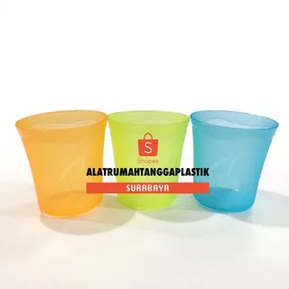 12pcs Gelas Plastik Kecil Lemony / Gelas Mini / Gelas Murah / Gelas Souvenir Cherry Lemony / Gelas Gambar