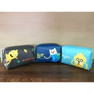 Adventure Time - Rectangle Cosmetic Bag Miniso tas kosmetik