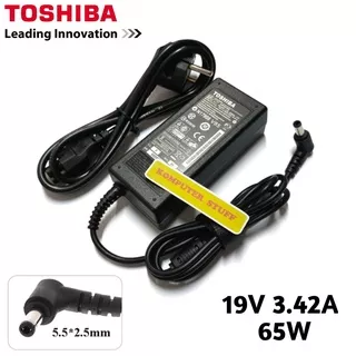 Charger Laptop Toshiba A100 M300 L600 C805 A6653DA Adapter Toshiba 19V 3.42A 65W
