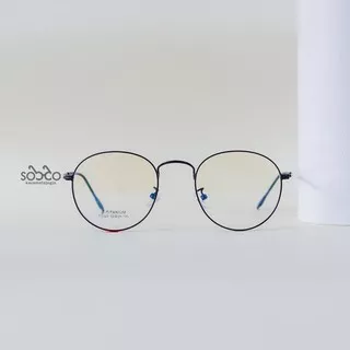 Kacamata Bulat Besi Full Kekinian -Setyabama 03-