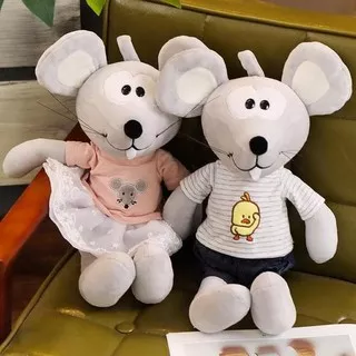 BONEKA TIKUS COUPLE Boneka Mouse 45CM Boneka Impor Boneka Import HQ IMPOR BARUU