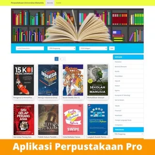 Source Code Aplikasi Perpustakaan Pro