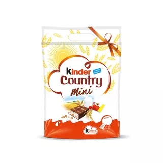 Cokelat KINDER Country Mini T70 Milk and Cereals 420gram asal Jerman