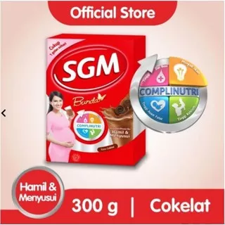 SGM Bunda 300gr-Rasa Coklat-Susu Ibu Hamil dan Menyusui-Susu Busui-Susu Bumil-Kemasan Box-Grosir