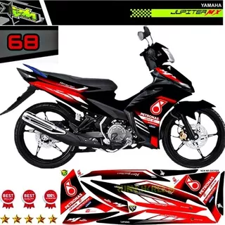 Decal Sticker Striping Variasi Jupiter Mx 135 New 2011-2016 - Jupiter Mx 135 New 5Speed - Jupiter Mx 2011 Keatas - NJMX | PETRONAS - MOTO GP | Yamaha Spark 135/Yamaha Exciter R 135/Yamaha LC 135/Yamaha Sniper 135/Yamaha CryptonX 135 ??