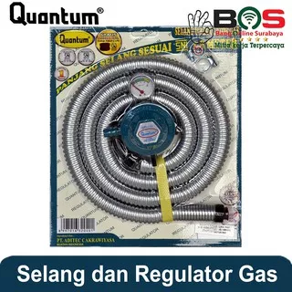 Selang Regulator Gas LPG Quantum QRL032 Selang Kompor Selang Regulator