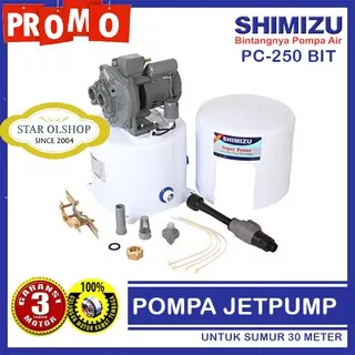 Pompa air jet pump 250 watt SHIMIZU Otomatis pc 250 bit tangki