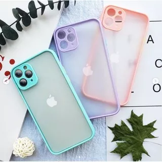PREMIUM HYBRID BUMPER IPHONE CASE READY 4 COLORS (FOR IPHONE  7 - 11 PRO MAX READY!)