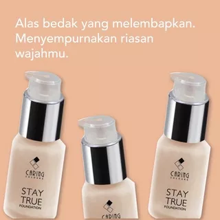 CARING COLOURS STAY TRUE FOUNDATION  30ml