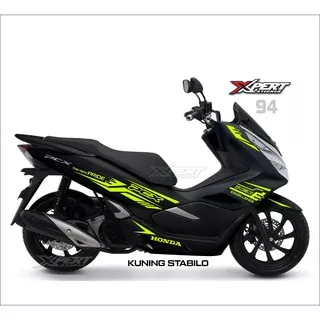 Sticker PCX Striping PCX Sticker Cutting PCX Kuning Stabilo