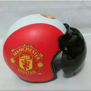 Helm bogo dewasa motif Manchester united