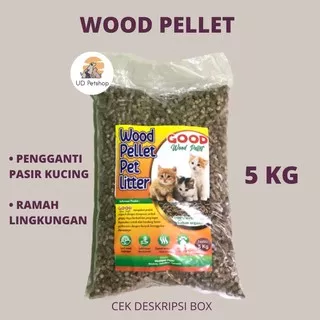 WOOD PELLET 5 Kg – Wood Pellet Cat Litter “GOOD WOOD PELLET”