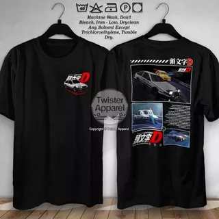 Kaos Baju Mobil TOYOTA AE86 TRUENO INITIAL D - Tshirt Distro Otomotif JDM Racing - TW9080