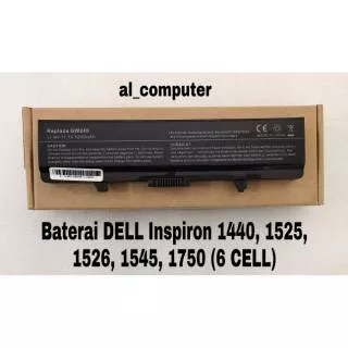 Baterai DELL Inspiron 1440, 1525, 1526, 1545, 1750 (6 CELL)