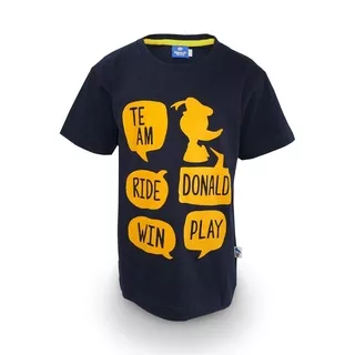 Thats Donald - Kaos Oblong Basic Laki-laki RUN FREE - Navy Yellow