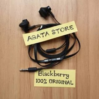 Headset Earphone Blackberry BB Q10 Original Handsfree Stereo Bass Ori New