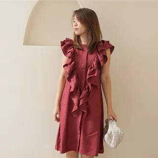 Avore - Becca Dress in Red