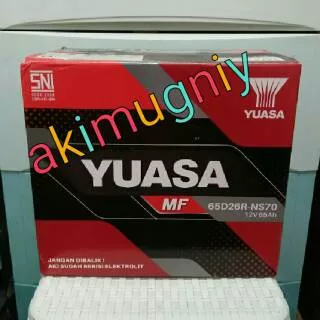 aki yuasa mf kering ns70 65d26r 12v 65ah hino toyota kijang panther