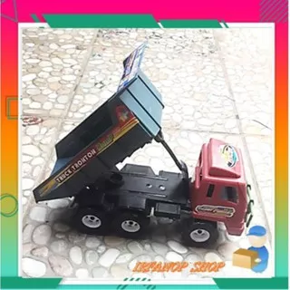Mainan Truck Anak Mobil Truk Plastik Plus Sekop Tronton