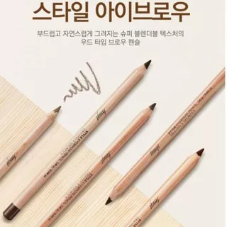 HARGA GROSIR >> The Face Shop Faceshop Lovely ME:EX Style My Eyebrow Woods Pensil Alis