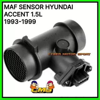 MAF sensor Hyundai Accent 1.5 1993-1999 . Mass Air flow sensor mobil hyundai accen.  sensor udara filter mobil.