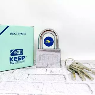 Gembok Kunci Pintu Pagar Rumah - KEEP 50mm 50 mm Leher Pendek