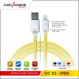 Advance Data Cable 80CM Kabel Data Original  USB Kabel Mobile Cables Warna Acak