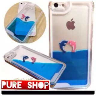 Dolphin Aquarium Liquid Case Hp/casing For Iphone 5/5s, Samsung S5, S6 & Note 4