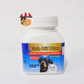 Suplemen Minyak Ikan_Raid All Fish Oil Plus Dog & Cat_60 kapsul