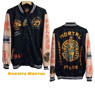 Varsity jacket Base Ball Jaket Varsity Pria wanita size L Xl XXL